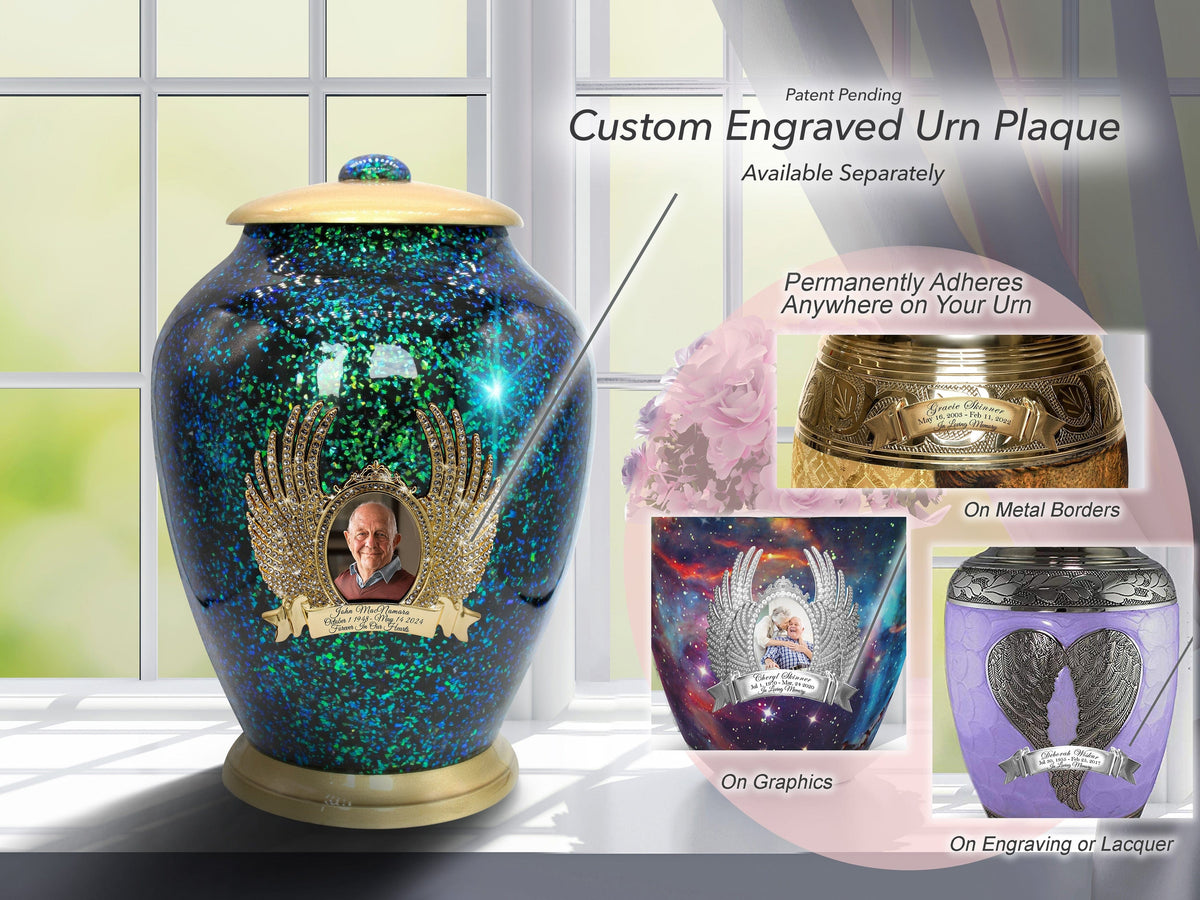 Commemorative Cremation Urns Atlantis Shimmering Light Cremation Urns