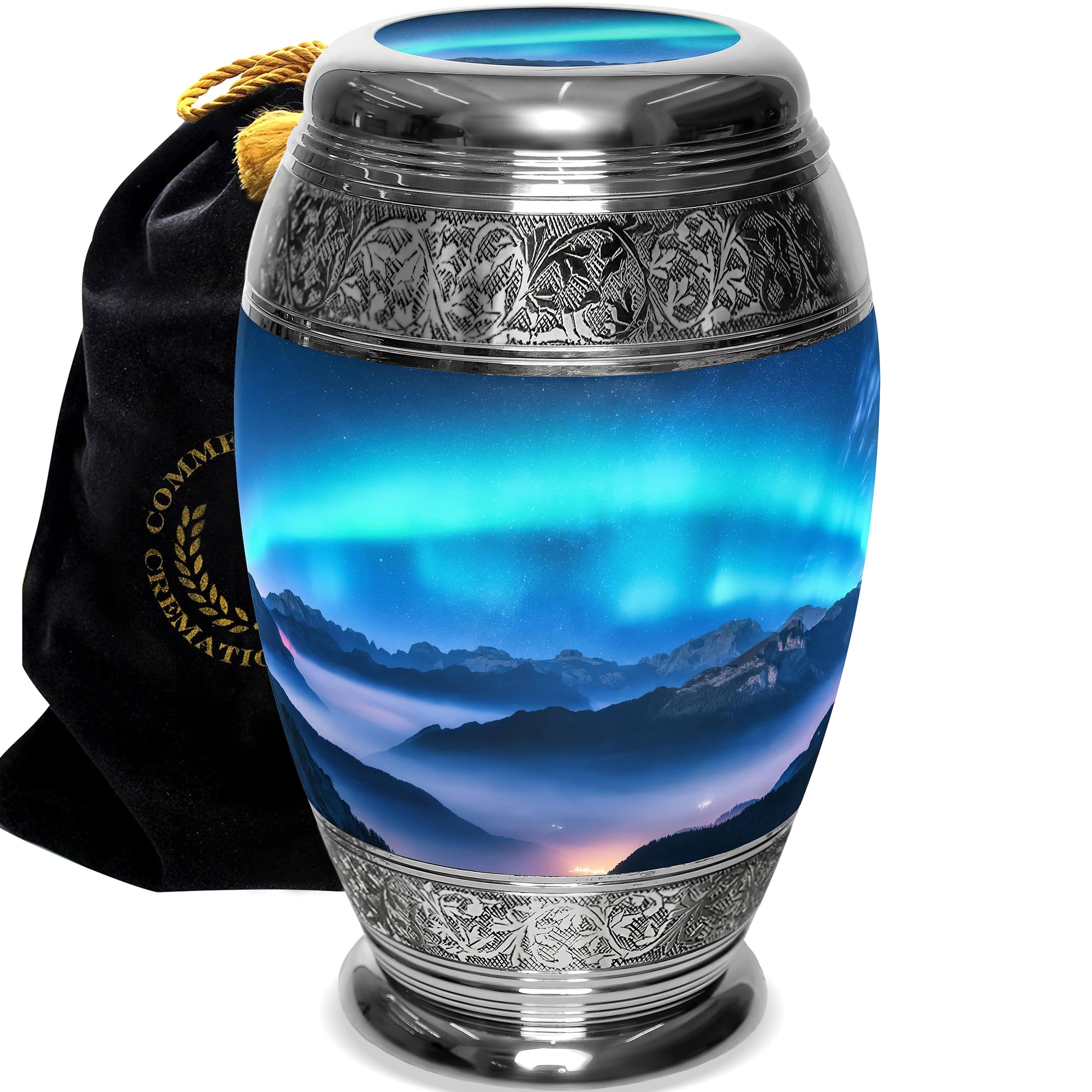 Commemorative Cremation Urns Aurora Borealis Cremation Urns