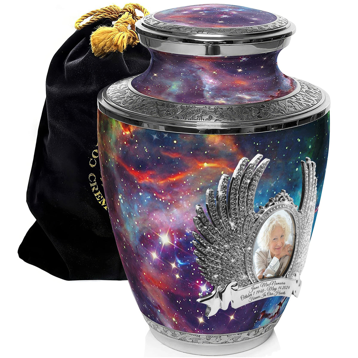 Commemorative Cremation Urns Cosmic Galaxy Cremation Urns