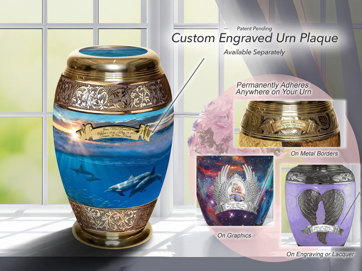 Commemorative Cremation Urns Divine Dolphin Cremation Urns