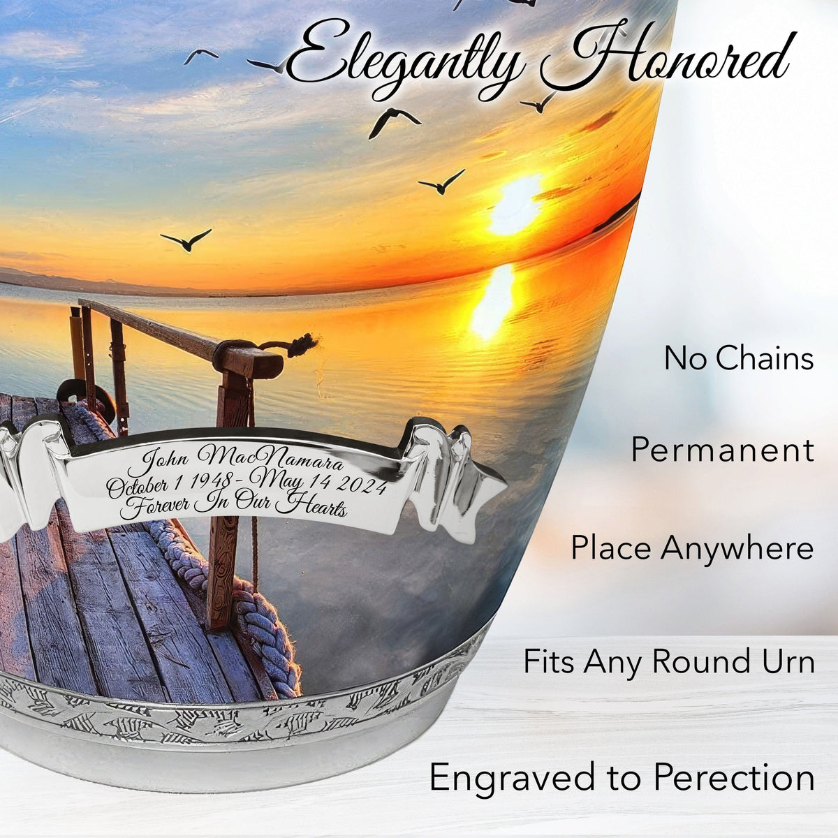 Commemorative Cremation Urns Dock of the Bay Cremation Urns