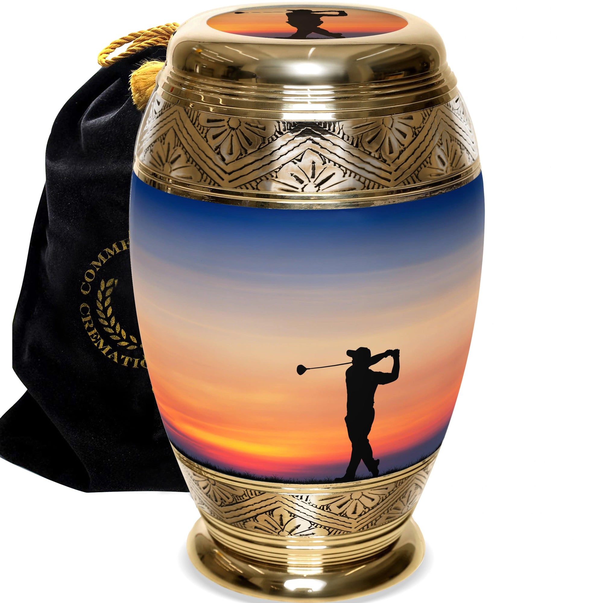 Commemorative Cremation Urns Gone Golfing Golf Cremation Urns