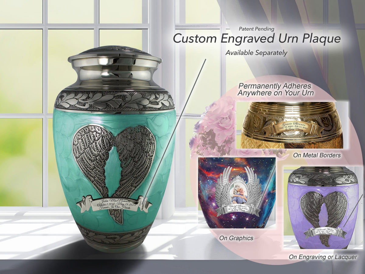 Commemorative Cremation Urns Green Loving Angel Cremation Urns