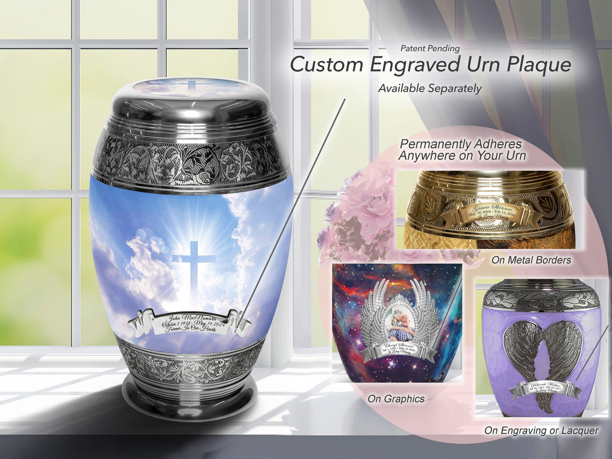 Commemorative Cremation Urns Heavenly Cross Cremation Urns