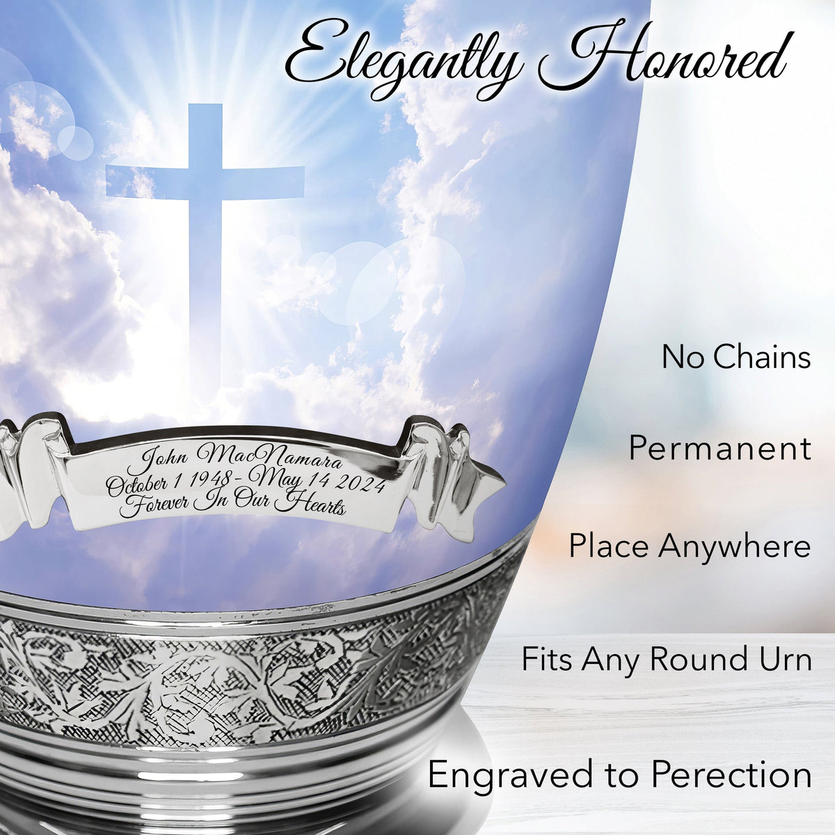 Commemorative Cremation Urns Heavenly Cross Cremation Urns