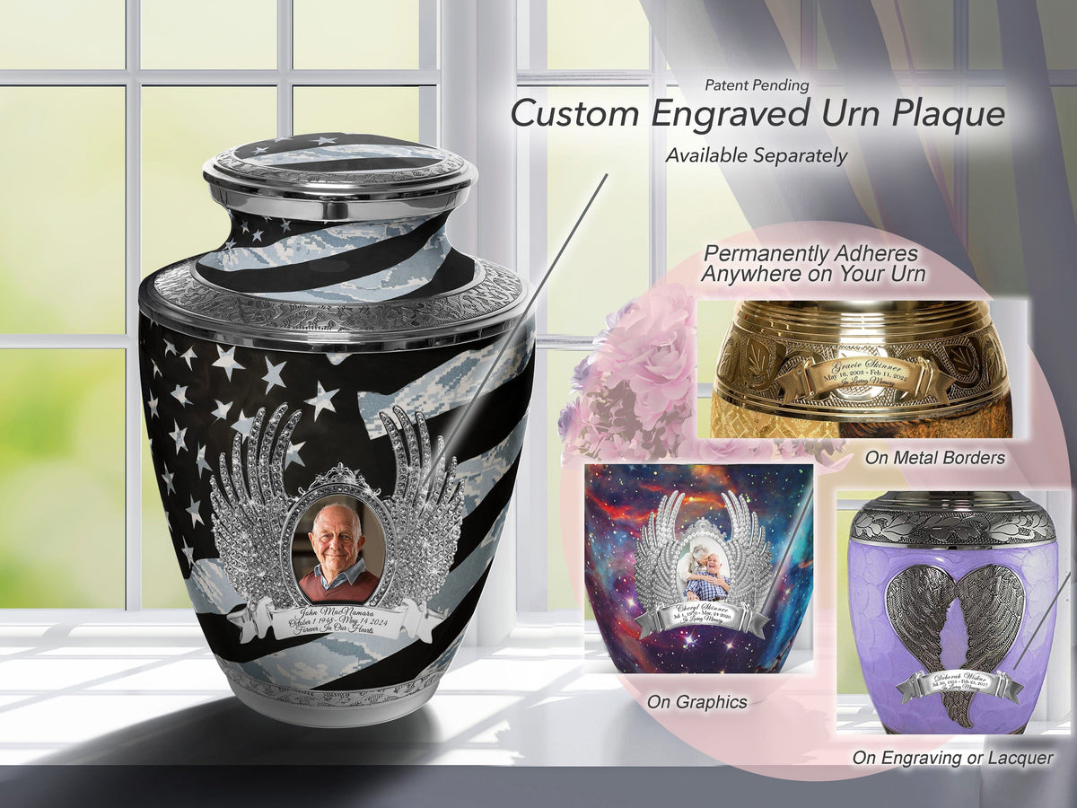 Commemorative Cremation Urns Home &amp; Garden Air Force Tiger Stripe Flag Military Cremation Urns