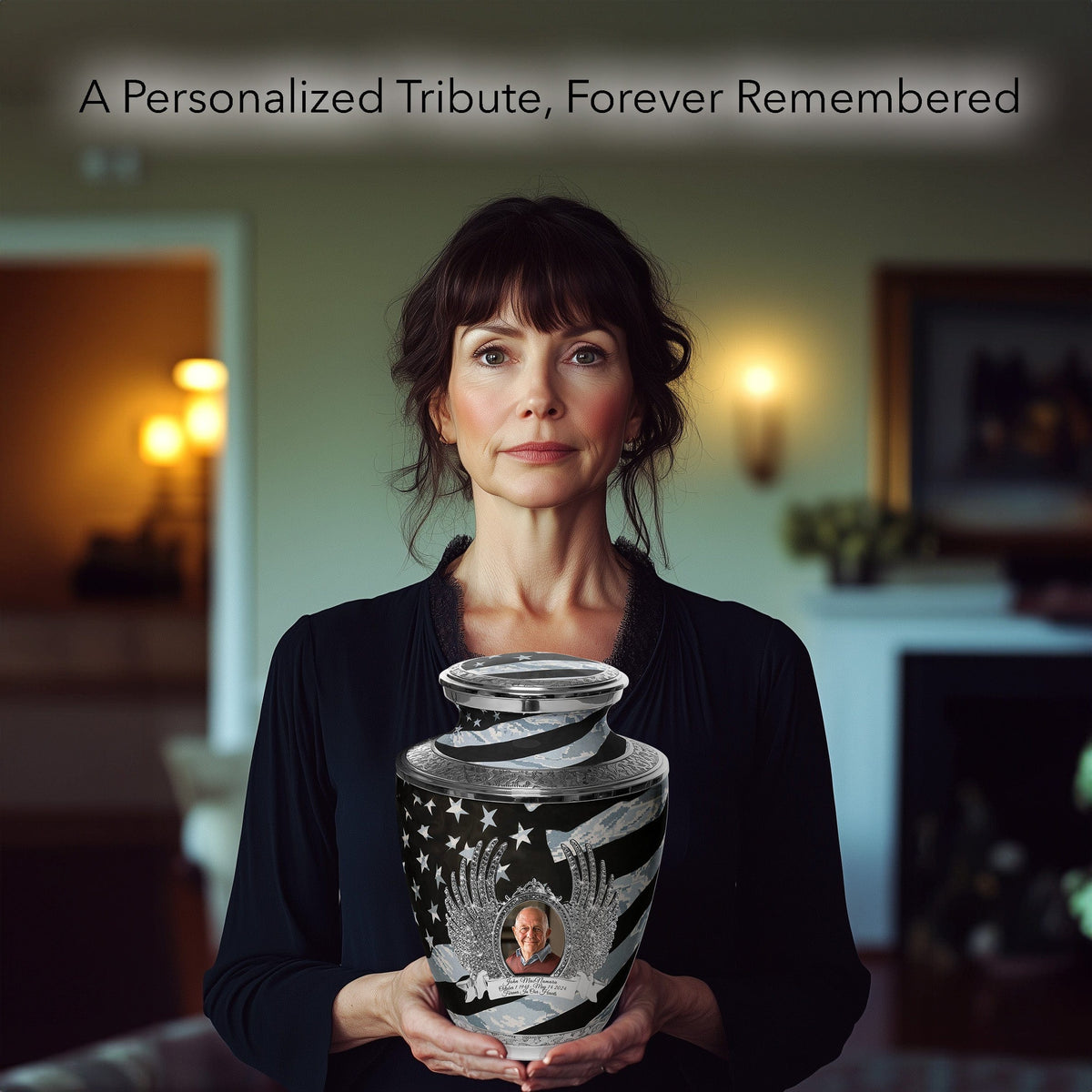 Commemorative Cremation Urns Home &amp; Garden Air Force Tiger Stripe Flag Military Cremation Urns