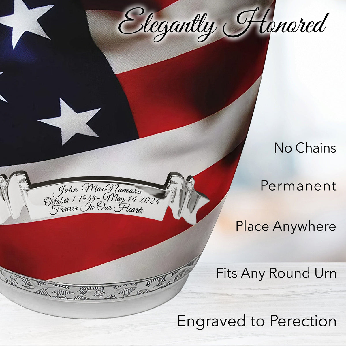 Commemorative Cremation Urns Home &amp; Garden American Flag Cremation Urns