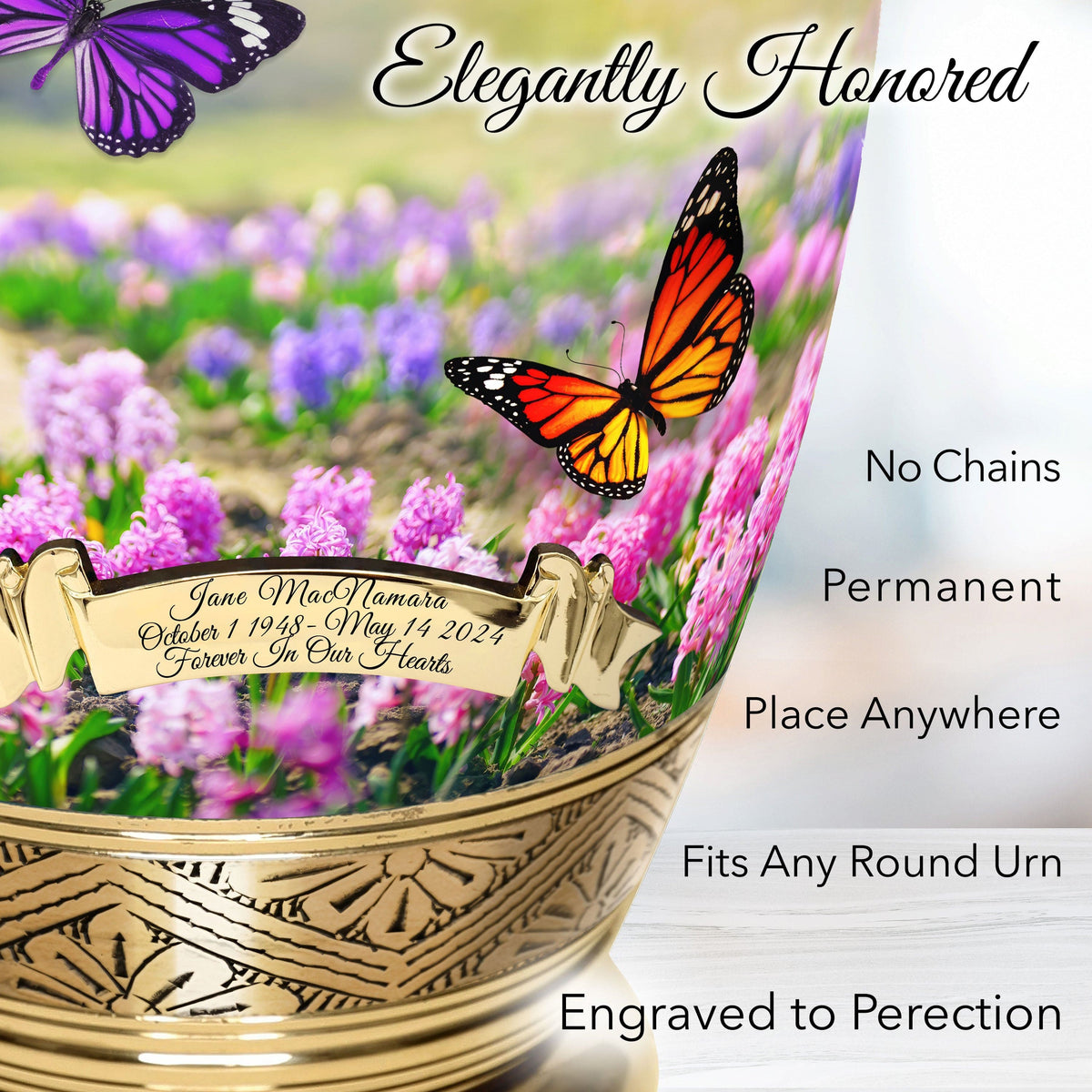 Commemorative Cremation Urns Home &amp; Garden Blissful Butterflies Cremation Urns