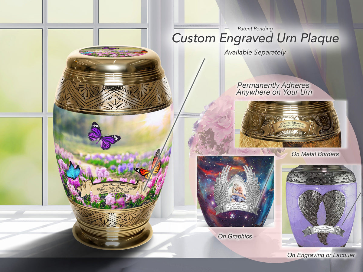 Commemorative Cremation Urns Home &amp; Garden Blissful Butterflies Cremation Urns