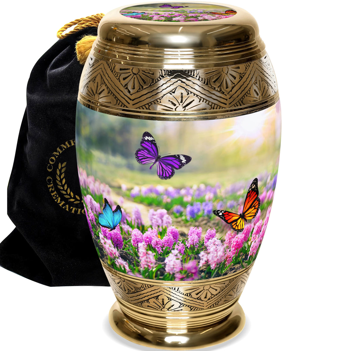 Commemorative Cremation Urns Home &amp; Garden Blissful Butterflies Cremation Urns