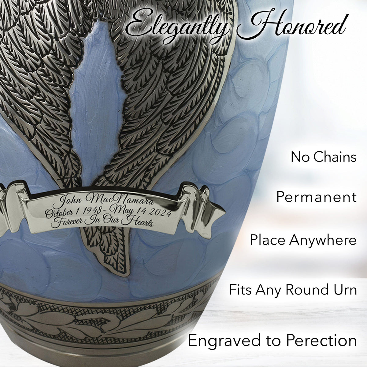 Commemorative Cremation Urns Home &amp; Garden Blue Loving Angel Cremation Urns