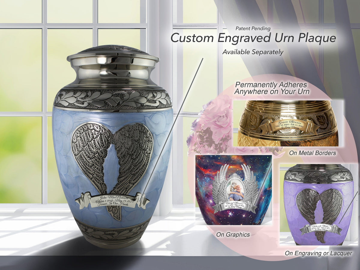 Commemorative Cremation Urns Home &amp; Garden Blue Loving Angel Cremation Urns