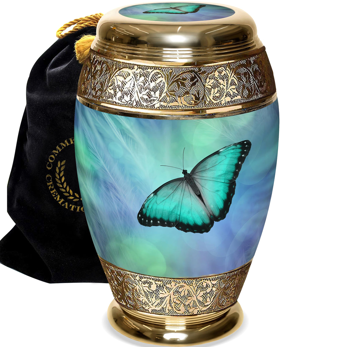 Commemorative Cremation Urns Home &amp; Garden Bokeh Butterfly Cremation Urns