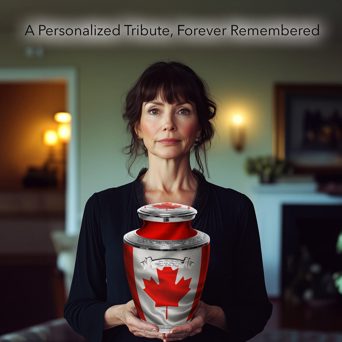 Commemorative Cremation Urns Home &amp; Garden Canadian Flag Cremation Urns