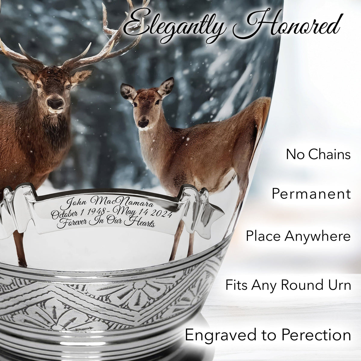 Commemorative Cremation Urns Home &amp; Garden Divine Deer Cremation Urns