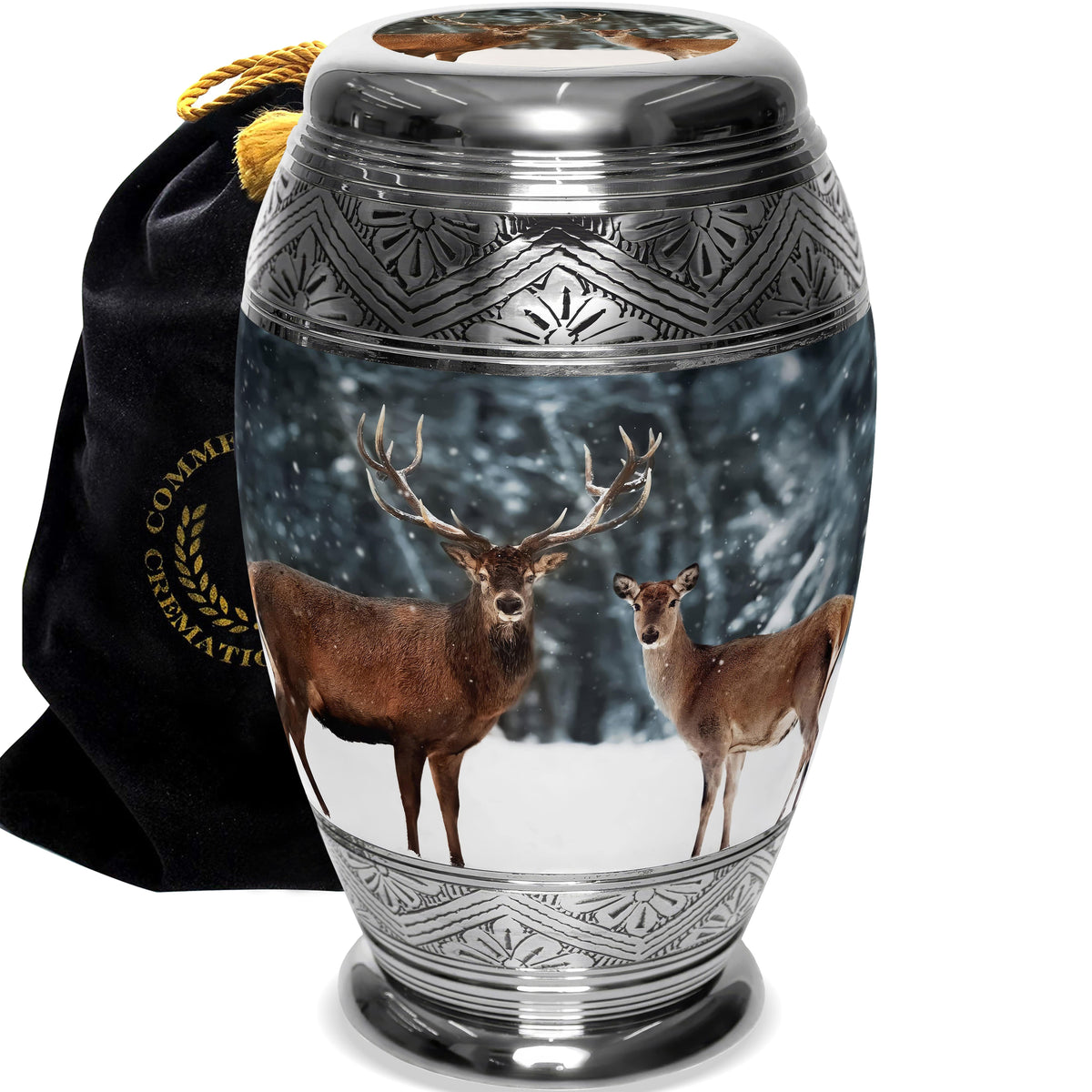 Commemorative Cremation Urns Home &amp; Garden Divine Deer Cremation Urns