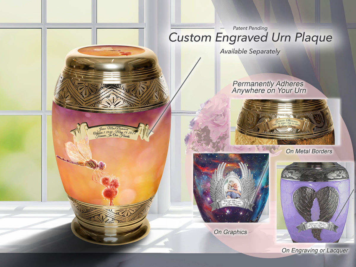 Commemorative Cremation Urns Home &amp; Garden Dreamy Dragonfly Cremation Urns