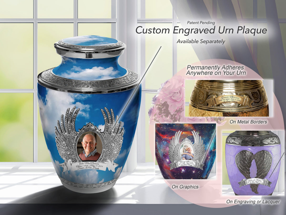 Commemorative Cremation Urns Home &amp; Garden Heavenly Clouds Cremation Urns