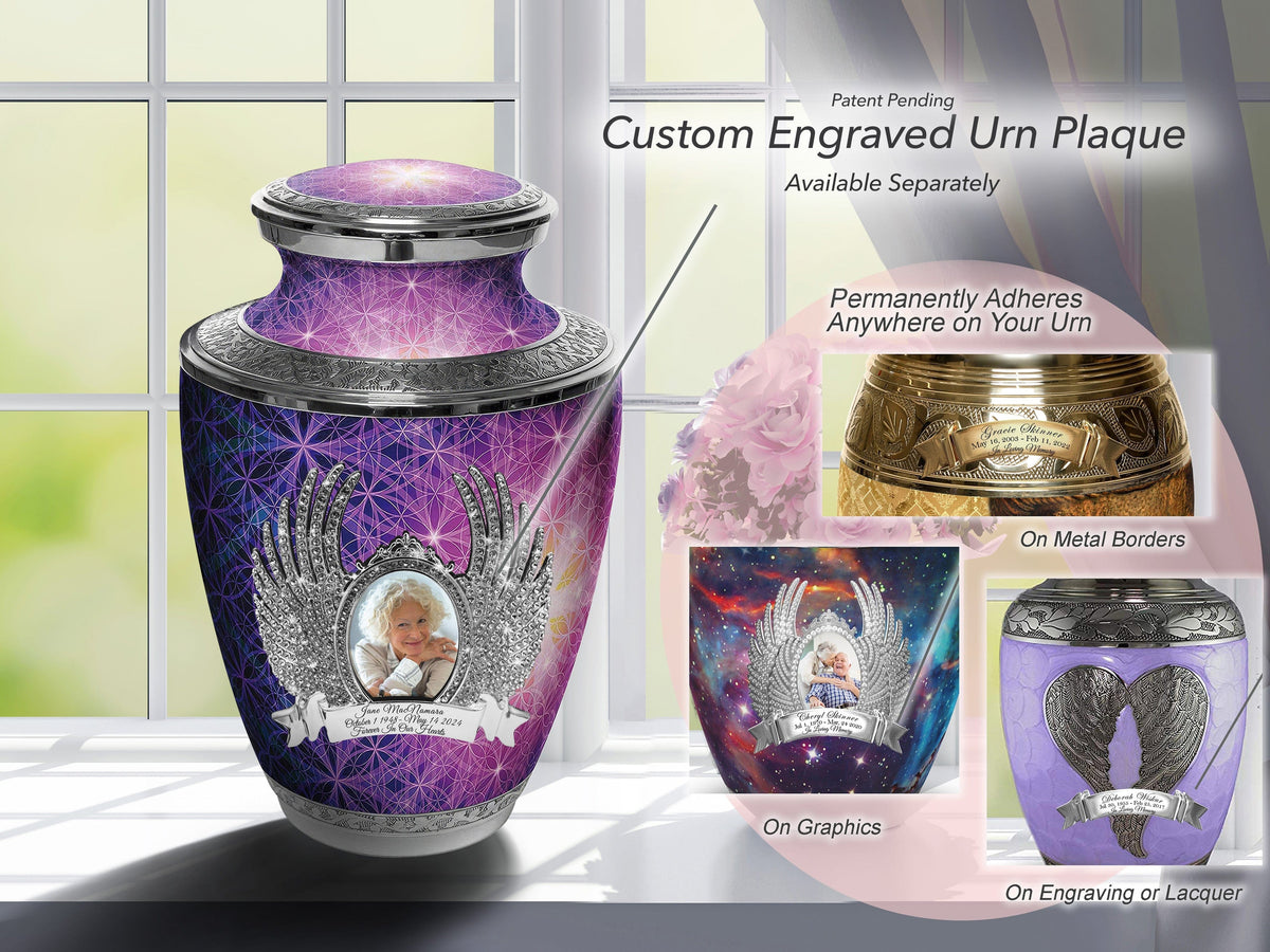 Commemorative Cremation Urns Home &amp; Garden Seed of Life Geometric Cremation Urns