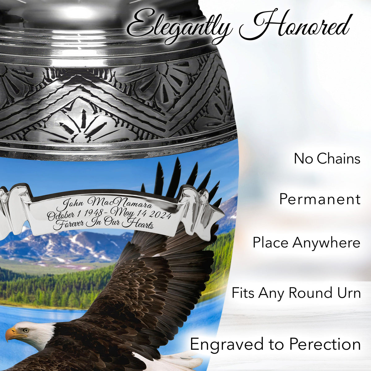 Commemorative Cremation Urns Majestic Bald Eagle Cremation Urns