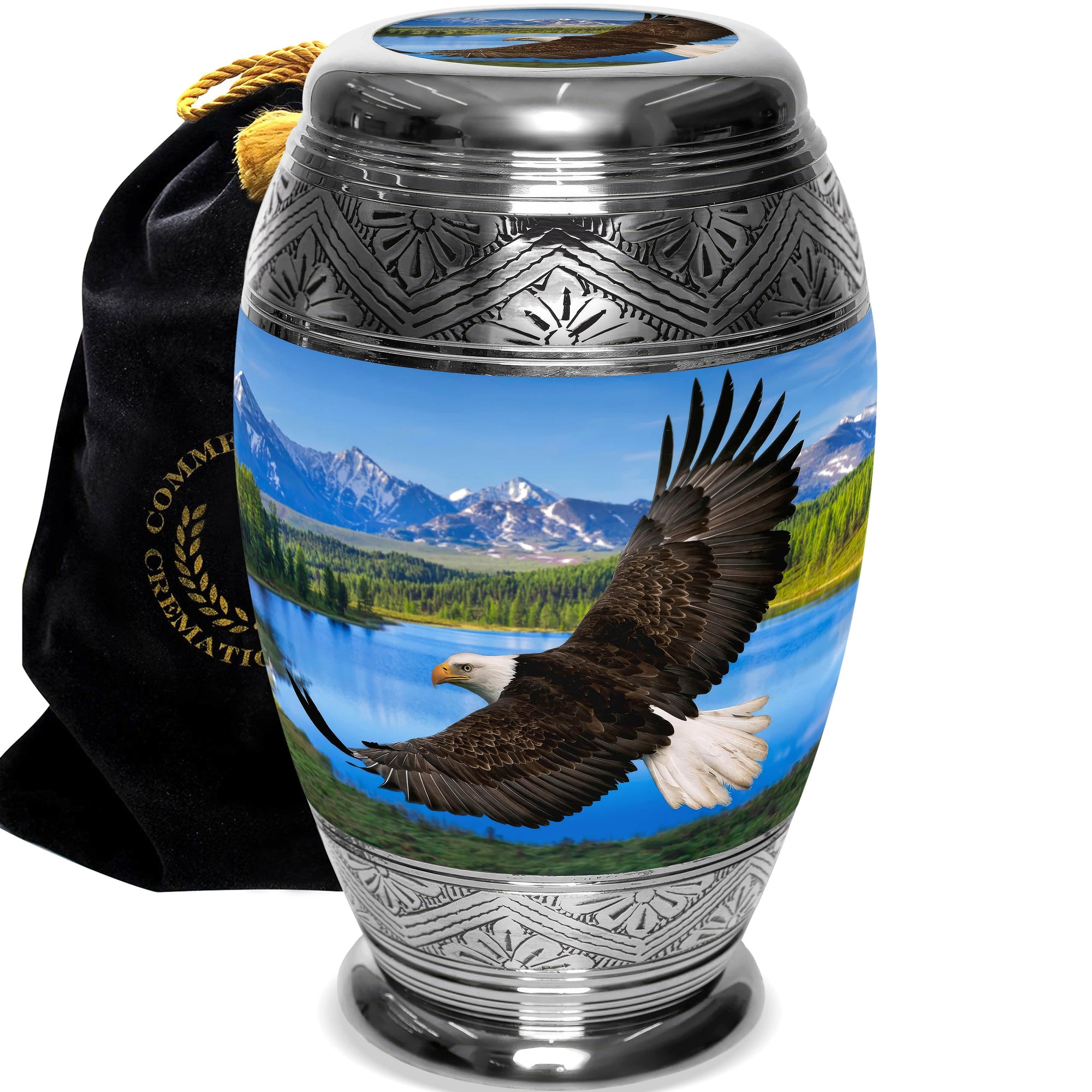 Commemorative Cremation Urns Majestic Bald Eagle Cremation Urns