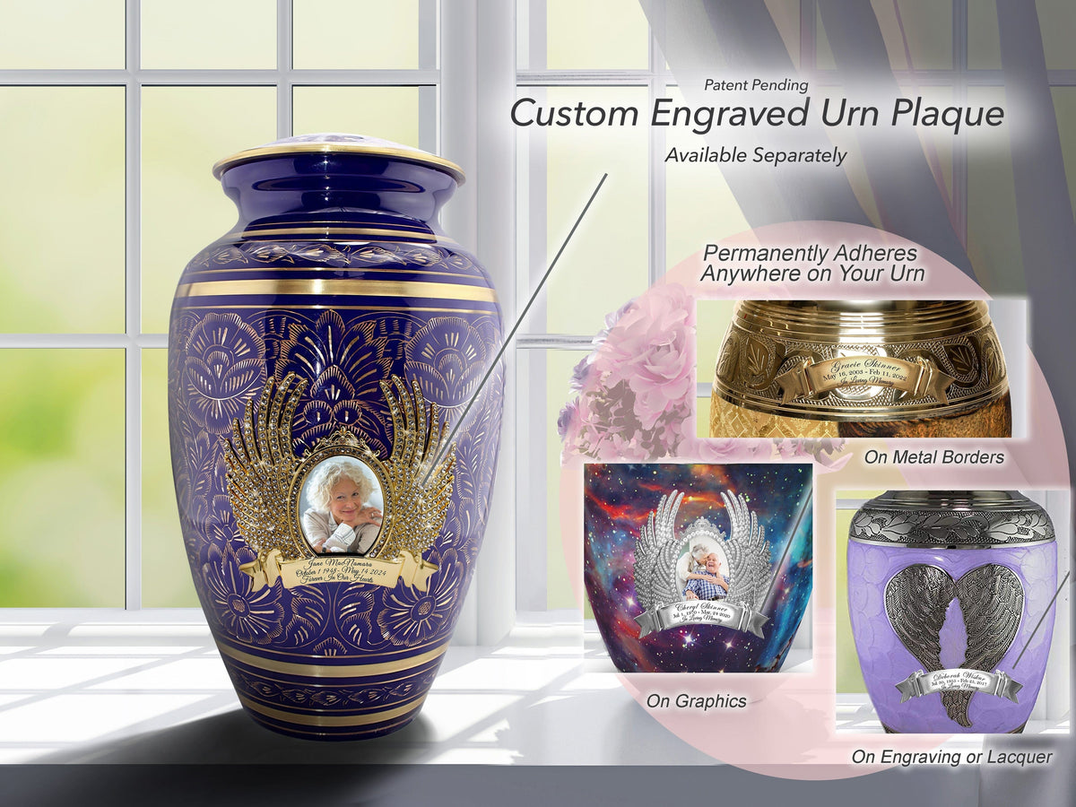 Commemorative Cremation Urns Majestic Purple Cremation Urns