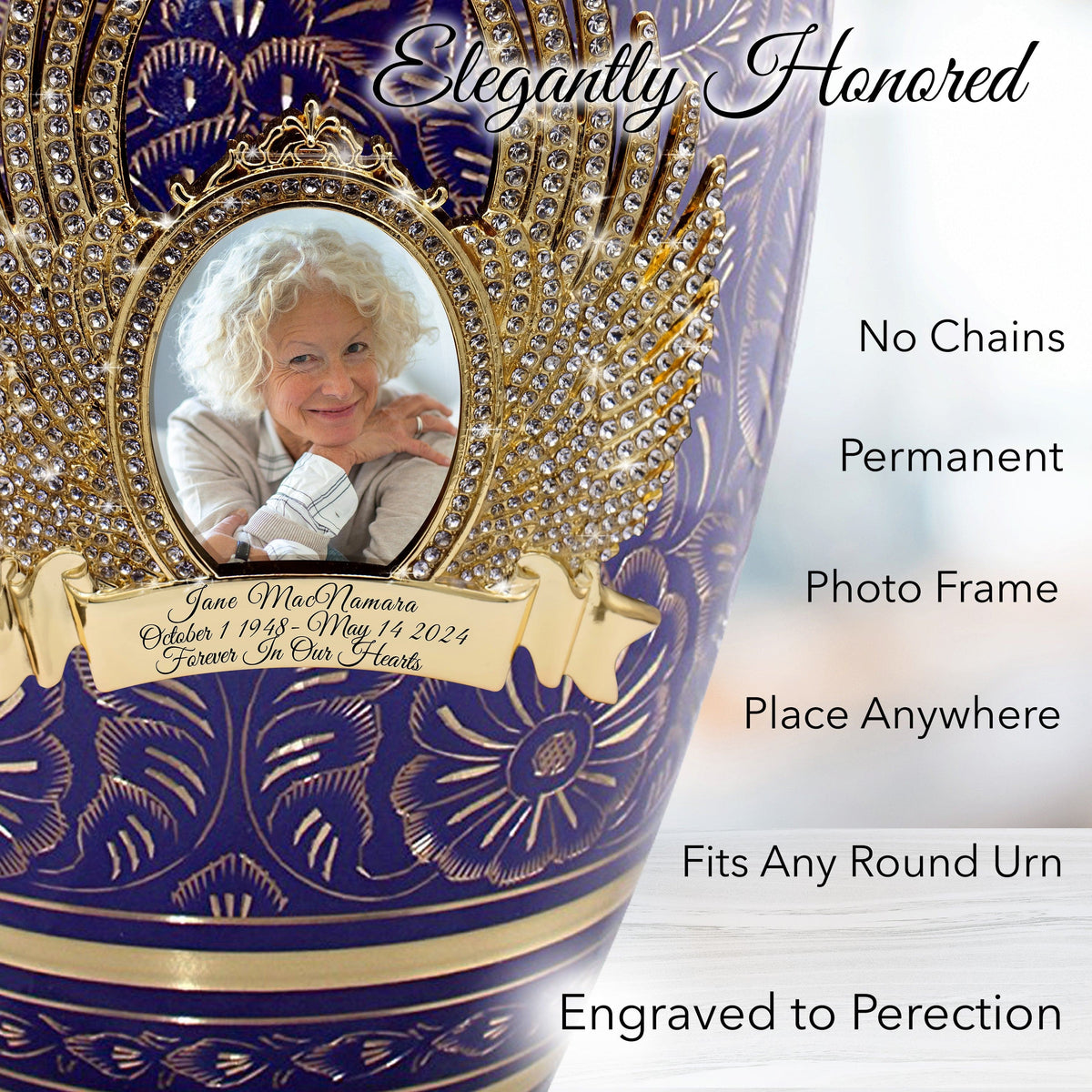 Commemorative Cremation Urns Majestic Purple Cremation Urns