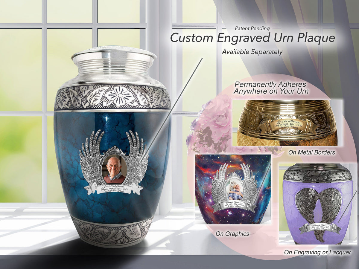 Commemorative Cremation Urns Moonstone Blue Cremation Urns