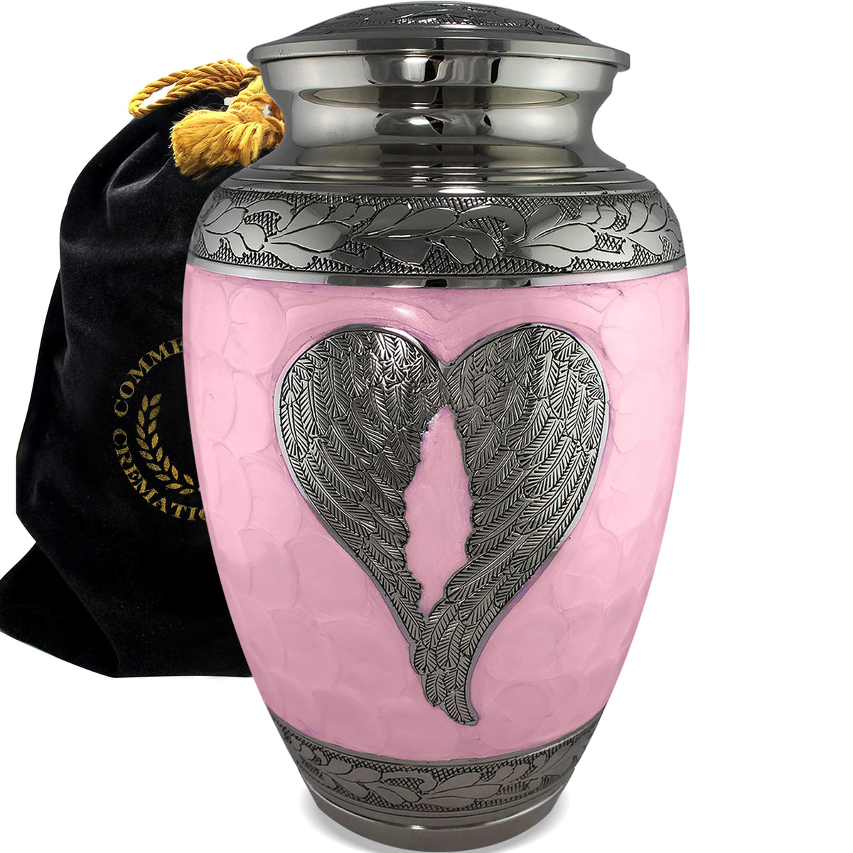 Commemorative Cremation Urns Pink Loving Angel Cremation Urns