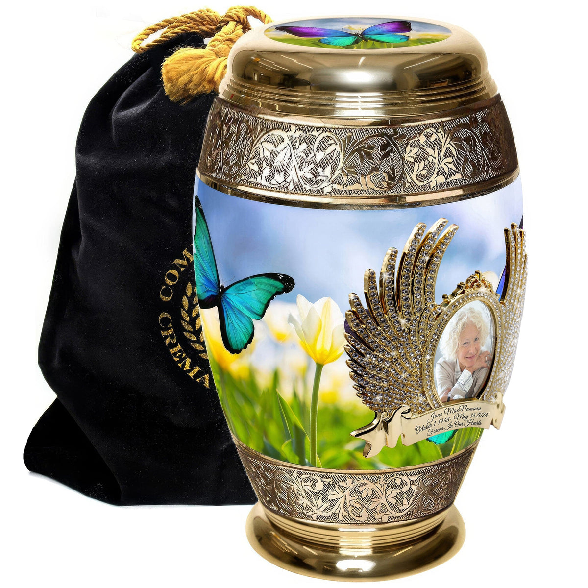 Commemorative Cremation Urns Wild Butterflies Cremation Urns